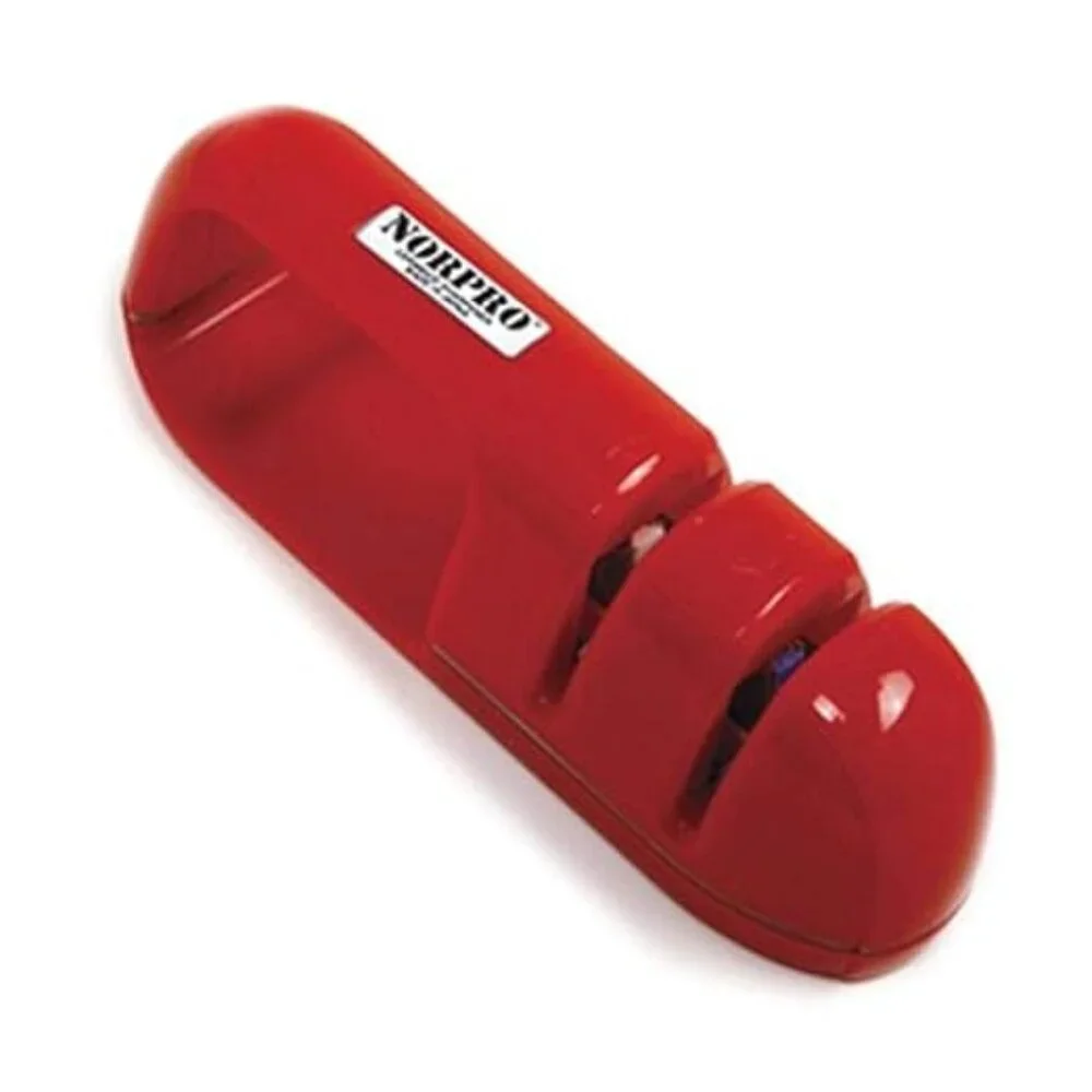 Norpro 2 Step Ceramic Knife Sharpener Red NIB/ NEW Item 1150R